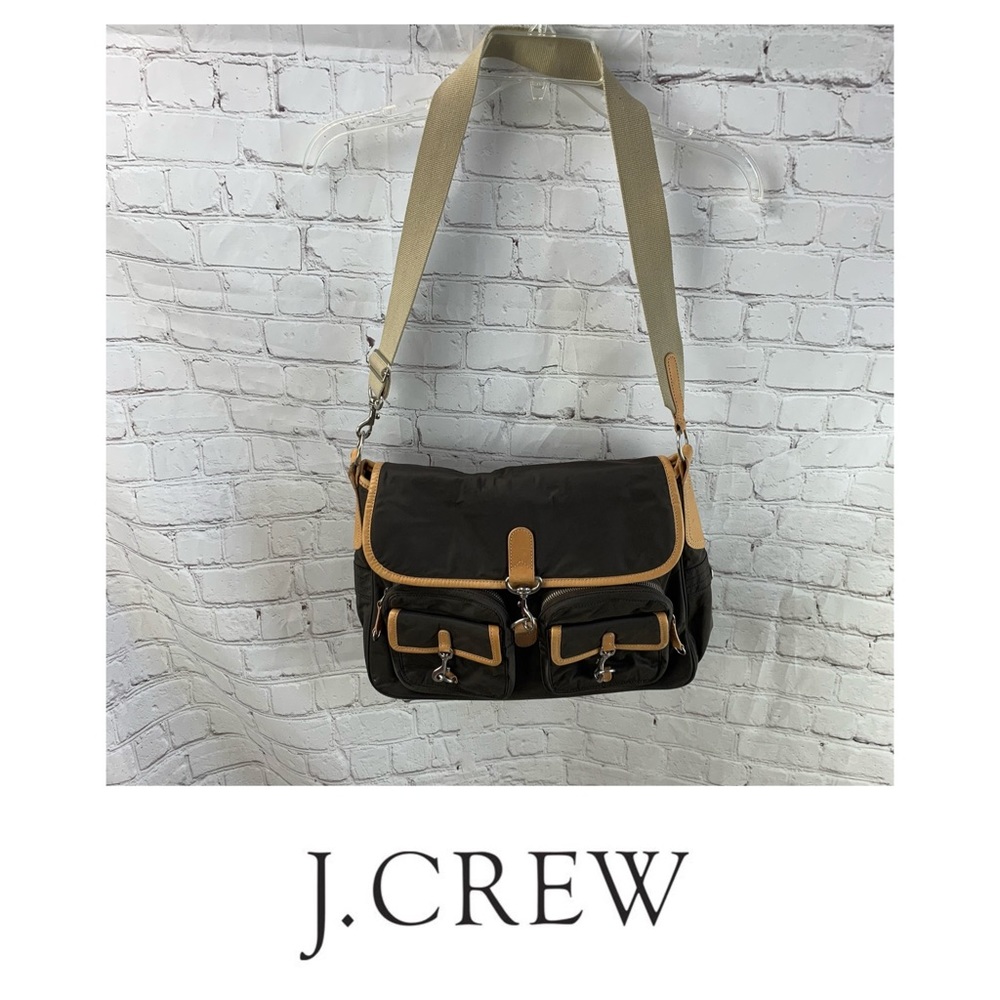 J. Crew Nylon Crossbody Messenger Bag